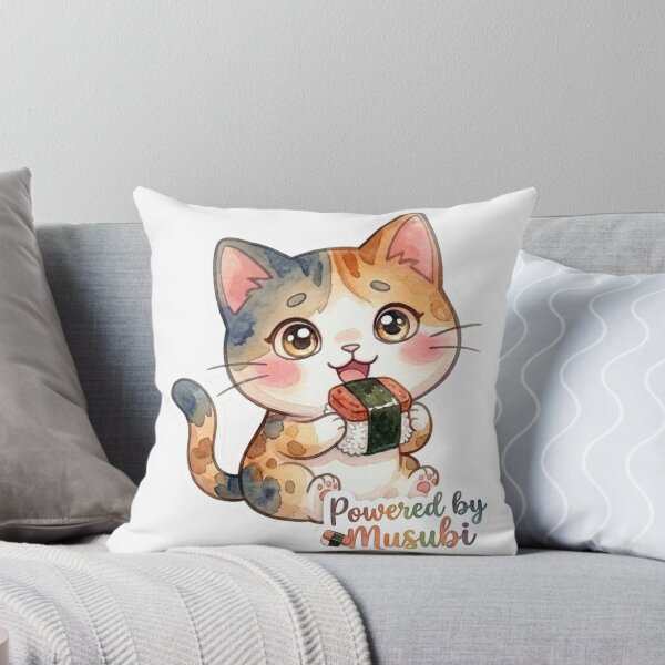 Item preview, Powered by Musubi | Cute Hawaiian Spam Musubi Cat Lani Sticker designed and sold by LaniDigitalNook.