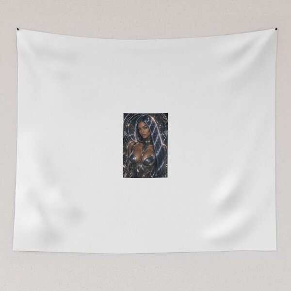 Item preview, Woman in Metallic Silver Armor with Long Hair designed and sold by CathryneDelamort.