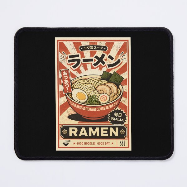 Item preview, Retro Ramen Poster Japanese Noodle Bowl Vintage Food designed and sold by ferminhays.