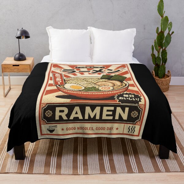 Item preview, Retro Ramen Poster Japanese Noodle Bowl Vintage Food designed and sold by ferminhays.