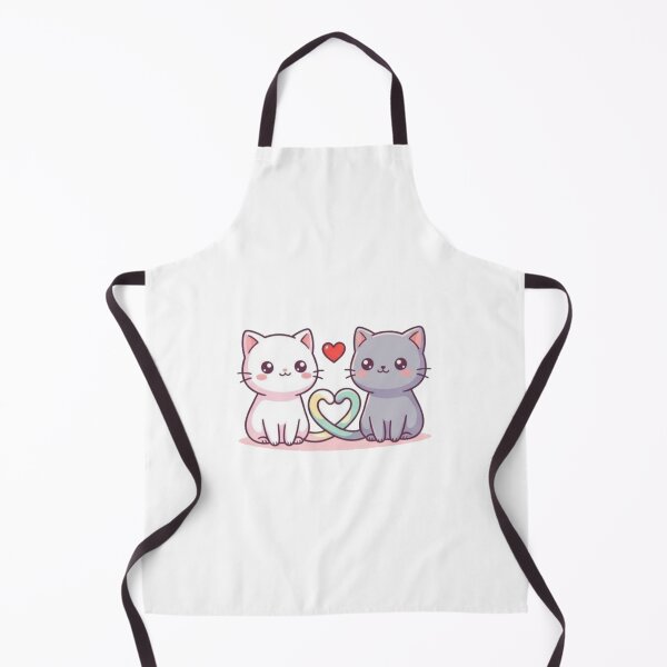 Item preview, Adorable cute couple Kitty Heart Graphic designed and sold by morning sun.