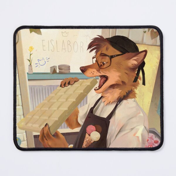 Item preview, Ice cream fox designed and sold by ValKarasu.