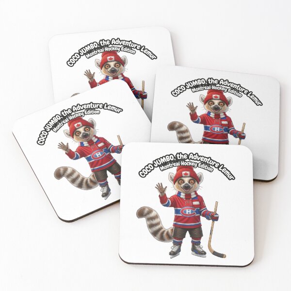 Item preview, Coco Jumbo, the Adventure Lemur – Montreal Hockey Edition! designed and sold by TribulationArt.