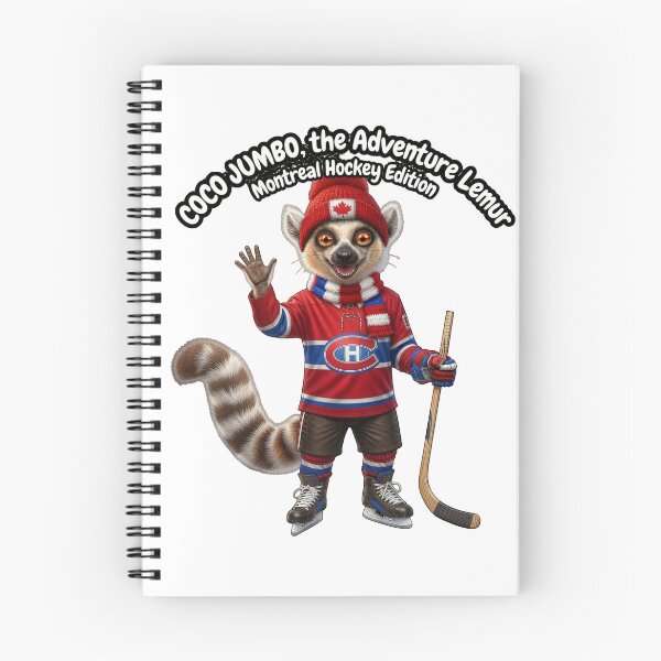 Item preview, Coco Jumbo, the Adventure Lemur – Montreal Hockey Edition! designed and sold by TribulationArt.