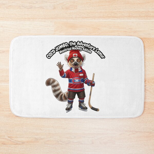Item preview, Coco Jumbo, the Adventure Lemur – Montreal Hockey Edition! designed and sold by TribulationArt.