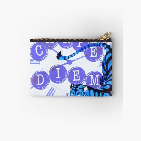 Item preview, Blue Tiger Carpe Diem | Destination Unknown Mystical Collage Art designed and sold by bewitchedcuties.