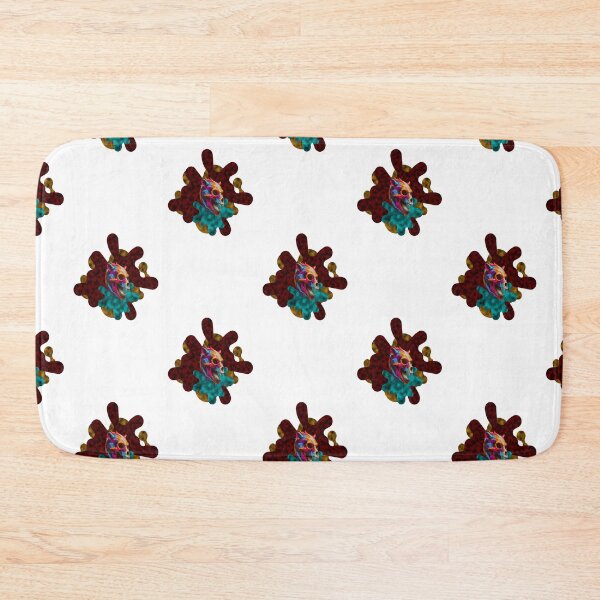 Item preview, Colorful Gamer Bear Skull Mascot Graphic Splash Background designed and sold by Animalloveus.