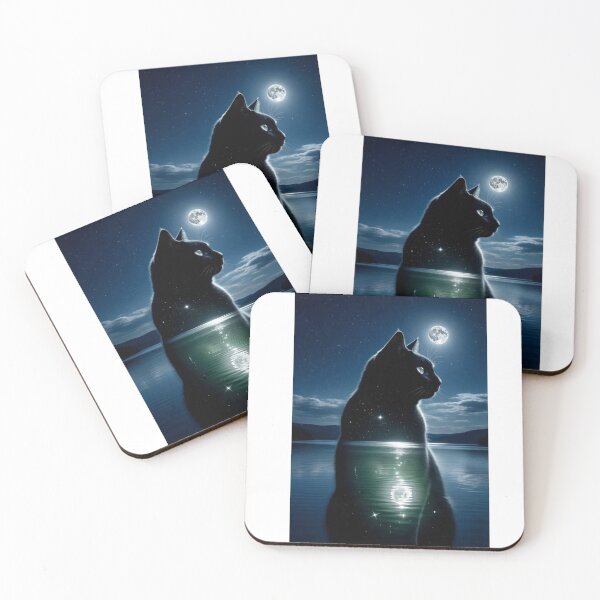 Item preview, Black Cat Moon Witch | Lunar Magic | Witchcore Aesthetic designed and sold by AeraArts.