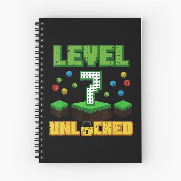 Item preview, Level 7 Unlocked Pixel Gaming Birthday Celebration for Young Players designed and sold by FGTV2021.