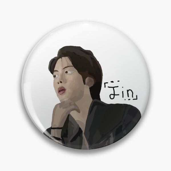 Item preview, BTS Jin drawing designed and sold by QMingWoo.