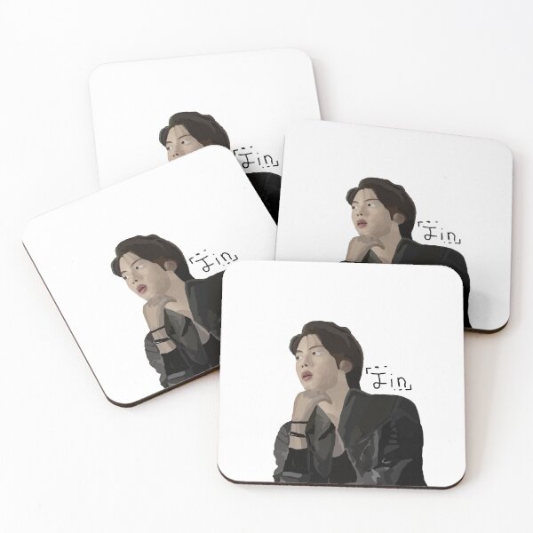 Item preview, BTS Jin drawing designed and sold by QMingWoo.