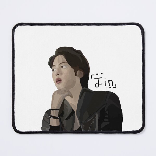 Item preview, BTS Jin drawing designed and sold by QMingWoo.