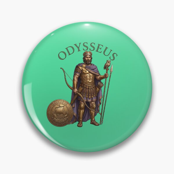 Item preview, Odysseus King of Ithaca Greek Mythology designed and sold by Utopian-Magic.