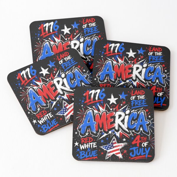 Item preview, Red White & Blue America 4th of July  designed and sold by BackwoodsFeral.