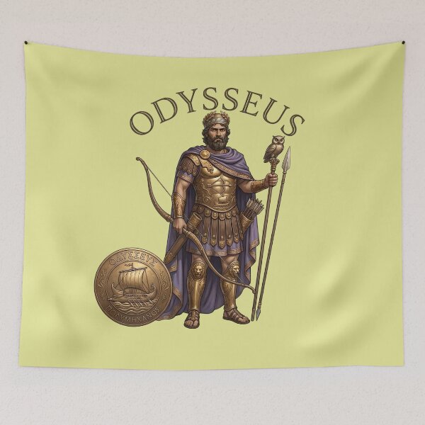 Item preview, Odysseus King of Ithaca Greek Mythology designed and sold by Utopian-Magic.
