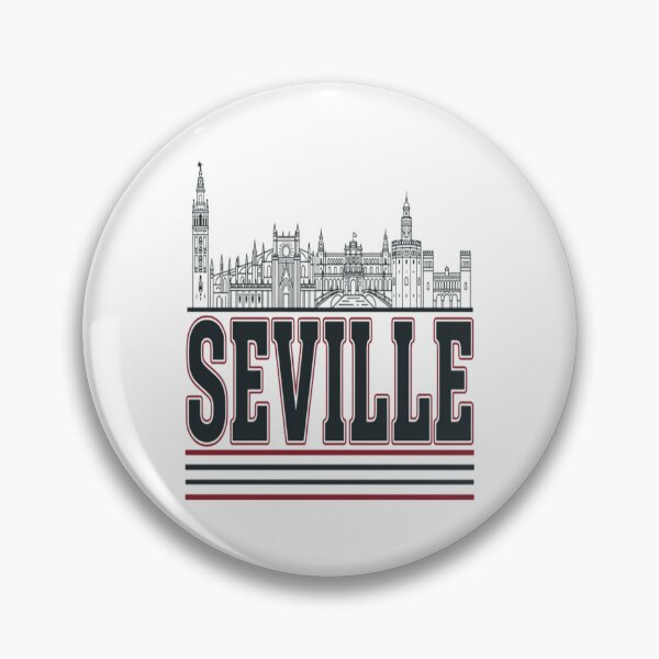 Item preview, Seville Spain Retro Collegiate Skyline Varsity Landmarks designed and sold by Anomaneal.