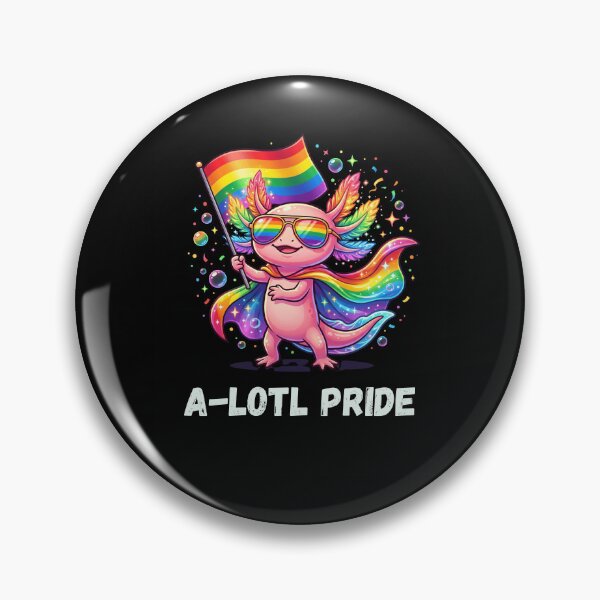 Item preview, A-LOTL PRIDE Axolotl Rainbow LGBTQ+ Supporter designed and sold by snowry.