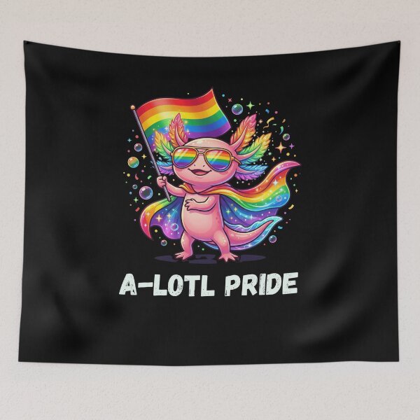 Item preview, A-LOTL PRIDE Axolotl Rainbow LGBTQ+ Supporter designed and sold by snowry.