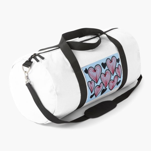 Item preview,  Infinite Hearts – Hand-Drawn Concentric Heart Pattern in Red, White and Black designed and sold by M1234s.