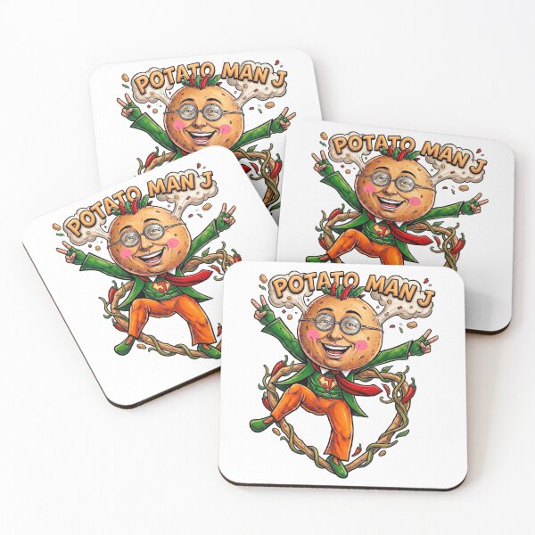 Item preview, Potato Man J: The Quirky Japanese Spud Hero designed and sold by Surreal Characters & Cute Pups.