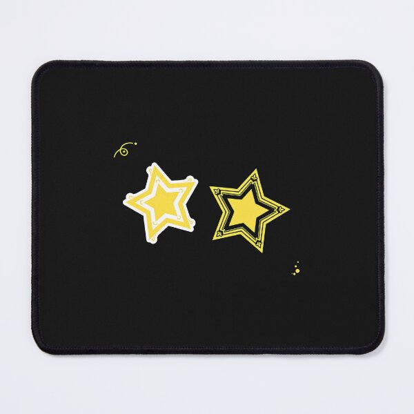 Item preview, Bright Double Star Graphic Print designed and sold by DoodleVerseDark.