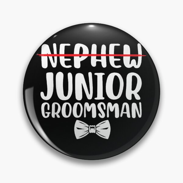 Item preview, Groomsman Nephew Junior Groomsman designed and sold by goombi-creative.