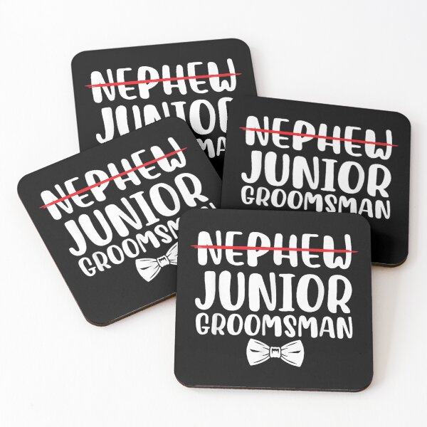 Item preview, Groomsman Nephew Junior Groomsman designed and sold by goombi-creative.