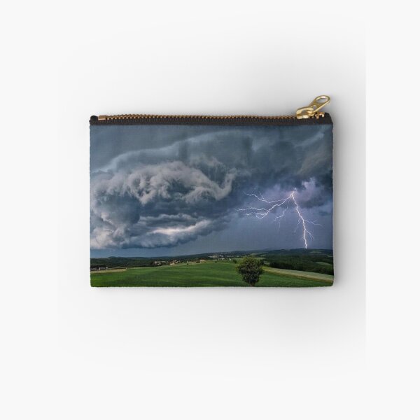 Item preview, Epic Lightning Storm Over Green Field designed and sold by RoyalDeluxGo.