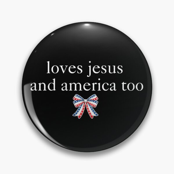 Artikelvorschau, Liebt Jesus und Amerika auch entworfen und verkauft von Chromarist.