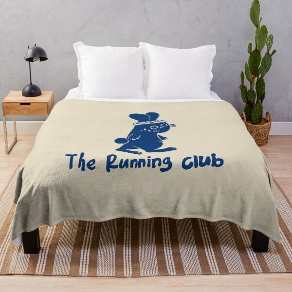 Item preview, Rabbit Running Club Hand Drawn Linocut Illustration designed and sold by RNASstuff.