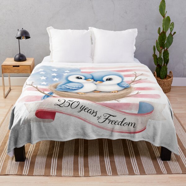 Item preview, Birds celebrating 250 years of Freedom in America designed and sold by BackwoodsFeral.