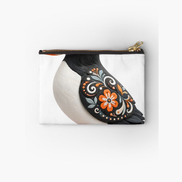 Item preview, Atlantic Puffin Nordic Folk Art 3D Clay Render Illustration designed and sold by LainCellJapan.