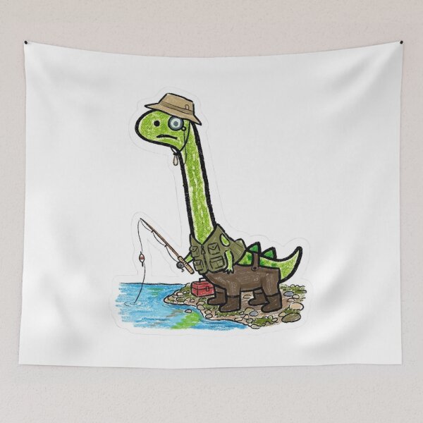 Item preview,  Fishing Rex Dinosaur designed and sold by Emma0015.