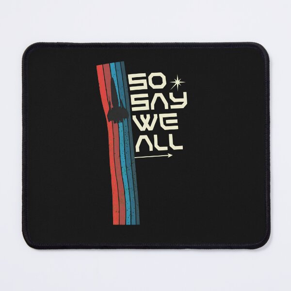 Item preview, Retro Space Fighter Fandom Quote designed and sold by DoodleVerseDark.