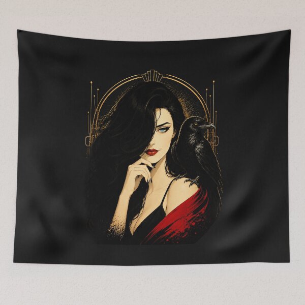 Item preview, The Raven Keeps Her Secrets designed and sold by Sanctum Icons.