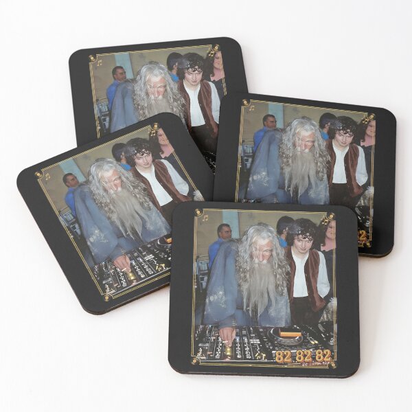 Item preview, Wizard DJ Mixing Party Photo Graphic designed and sold by DoodleVerseDark.