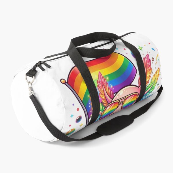 Item preview, Cute Axolotl Rainbow Pride Flag LGBTQ Support designed and sold by snowry.