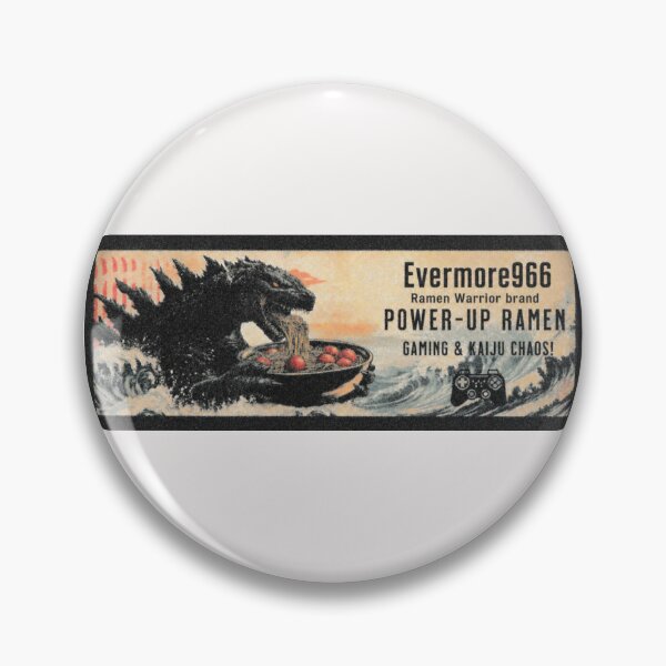 Item preview, RAMEN WARRIOR, POWER UP! EVERMORE966- GAMING AND KAIJU CHAOS! designed and sold by V3GFX.