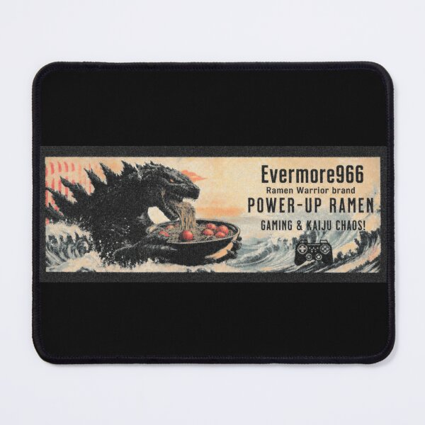 Item preview, RAMEN WARRIOR, POWER UP! EVERMORE966- GAMING AND KAIJU CHAOS! designed and sold by V3GFX.