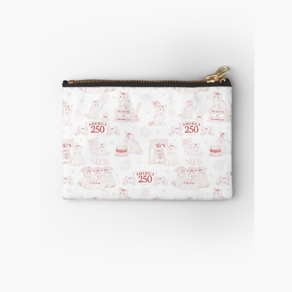 Item preview, Red of America 250 Cats Pattern, Patriotic Cat Toile, 250th Anniversary USA, Colonial Kittens, Fourth of July Cat Design designed and sold by Pharmkitty.