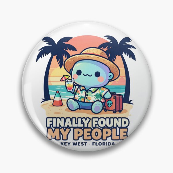 Item preview, Key West Alien T-Shirt Finally Found My People Funny Florida Vacation Tee designed and sold by piketo.