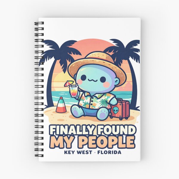 Item preview, Key West Alien T-Shirt Finally Found My People Funny Florida Vacation Tee designed and sold by piketo.