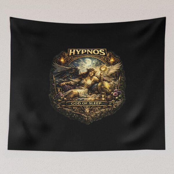 Item preview, Hypnos Greek God of Sleep Design | Greek Mythology Dream Deity Art designed and sold by RockyLambda.