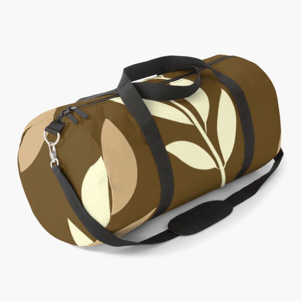 Item preview, Elegant Botanical Leaf Seamless Pattern in Earth Tone Brown Background designed and sold by Longsilp.