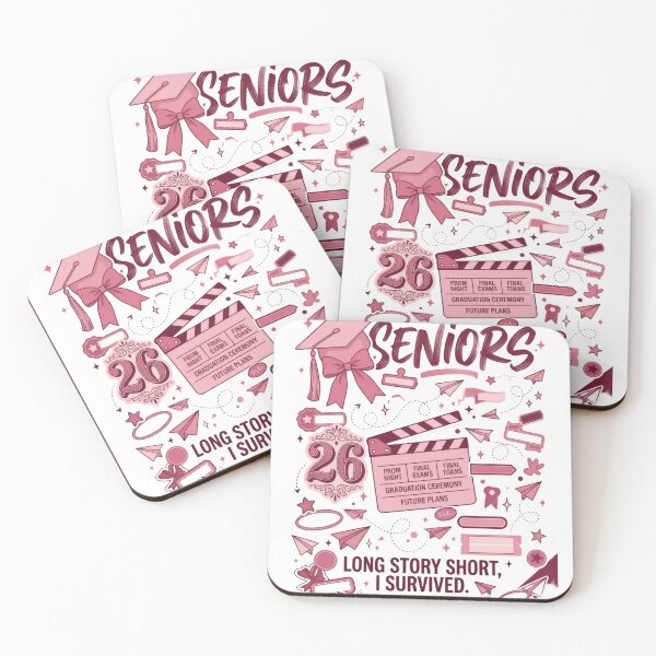 Item preview, Seniors Class Of 2026 Long Story Short I Survived Graduation Graduate designed and sold by RetroMini2026.
