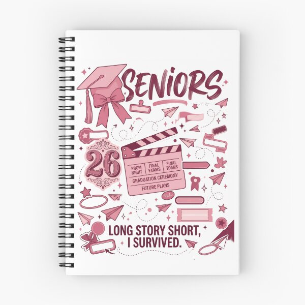 Item preview, Seniors Class Of 2026 Long Story Short I Survived Graduation Graduate designed and sold by RetroMini2026.