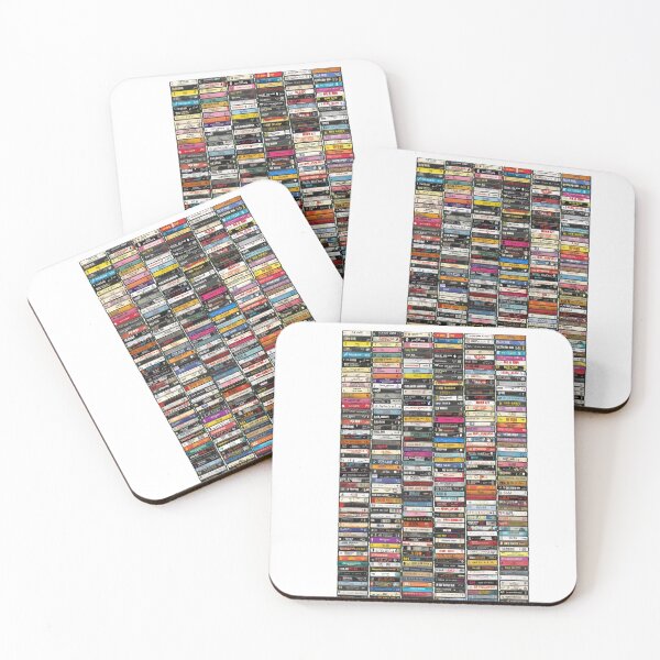 Item preview, Retro Cassette Tape Stack Collection Art designed and sold by Noheqa.