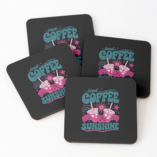 Item preview, Iced Coffee and Sunshine All Day Every Day Summer Funny designed and sold by thomas-frame.