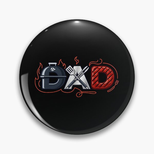 Item preview, Grill Dad BBQ Pitmaster Typography for Backyard Cookouts designed and sold by zamiokaline.