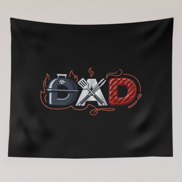 Item preview, Grill Dad BBQ Pitmaster Typography for Backyard Cookouts designed and sold by zamiokaline.